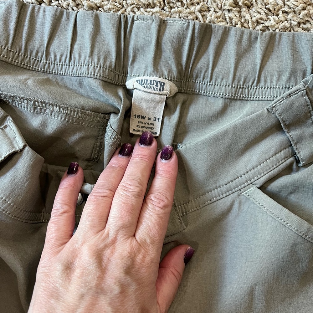 Duluth Cargo Pants Women 16wx31